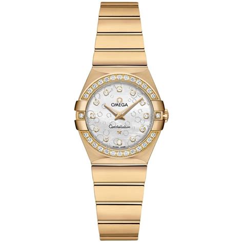 women's omega constellation diamond watch